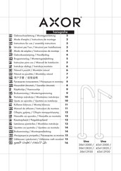 Hansgrohe Axor Uno 38412930 Gebrauchsanleitung, Montageanleitung