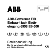 ABB EB-500 Betriebsanleitung