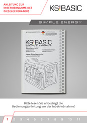 K&S BASIC KSB 6000D Kurzanleitung Zur Inbetriebnahme