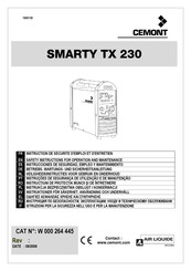 CEMONT SMARTY TX 230 Betriebs-Wartungs Und Sicherheitsanleitung