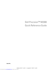 Dell Precision M2300 Schnellreferenzhandbuch