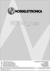 Nordelettronica NE148_T RIC Bedienungsanleitung