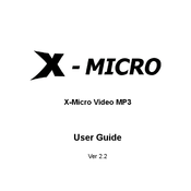 X-Micro Video MP3 400 XMP3-R256 Benutzerhandbuch