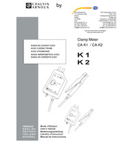 Chauvin Arnoux CA-K1 Bedienungsanleitung