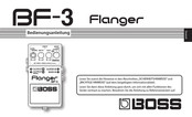 Boss Flanger BF-3 Bedienungsanleitung