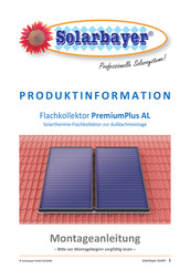 Solarbayer PremiumPlus AL serie Montageanleitung
