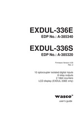 Wasco EXDUL-336S Bedienungsanleitung