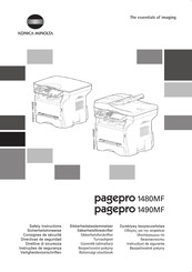 Konica Minolta pagepro serie Handbuch