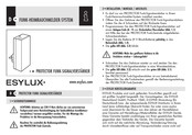 ESYLUX PROTECTOR Control Panel Bedienungsanleitung