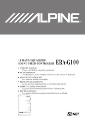 Alpine ERA-G100 Bedienungsanleitung