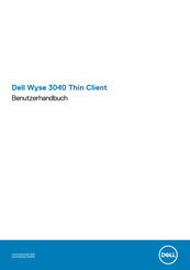 Dell Wyse 3040 Thin Client Benutzerhandbuch