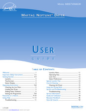 Maytag NEPTUNE MDE7550AGW Benutzerhandbuch