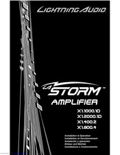 Lightning Audio La Storm X1.400.2 Einbau Und Betrieb