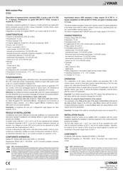 Vimar Well-contact Plus 01522 Bedienungsanleitung