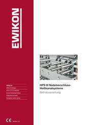 EWIKON HPS III-MV Betriebsanleitung