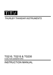 TTI TG230 Bedienungsanleitung