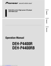 Pioneer DEH-P4400R Handbuch