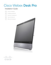 Cisco Webex Desk Pro Installationshandbuch