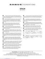Sanus Foundations SFA29 Montageanleitung