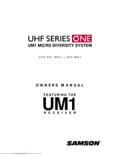 Samson UHF One UM1 Handbuch