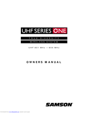 Samson UHF One serie Handbuch