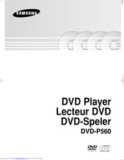Samsung DVD-P560 Handbuch
