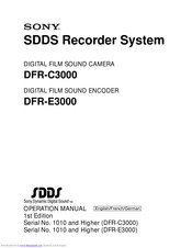 Sony DFR-E3000 Handbuch