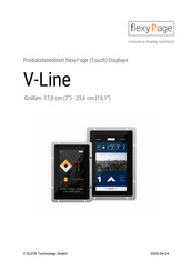 ELFIN flexyPage V-Line serie Handbuch