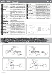 Epson DM-D210 Schnellstart