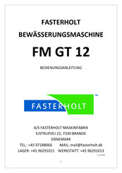 Fasterholt FM GT 12 Bedienungsanleitung