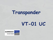 Garrecht Avionik VT-01 UC Bedienungsanleitung