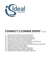 Ideal Standard CONNECT 2 CORNER ENTRY Installations-, Bedienungs- Und Wartungshandbuch