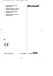 EINHELL BG-EB 1035 Originalbetriebsanleitung