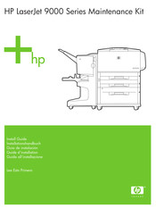 HP LaserJet 9000 Serie Installationshandbuch