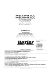 Butler TOREK40WK Übersetzung Der Originalanleitung