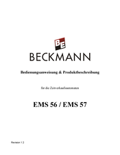 Beckmann EMS-57 Bedienungsanweisung & Produktbeschreibung
