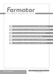 Fermator FERMATOR Anweisungen Der Montage Und Regelung
