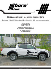 Horn Tools HL2RR01FIT Einbauanleitung