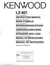 Kenwood LZ-601 Bedienungsanleitung