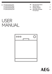 AEG FEB52600ZM Benutzerinformation