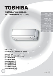 Toshiba RAS-B16N3KVP Serie Handbuch