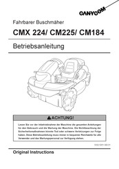 CanyCom CMX 224 Betriebsanleitung