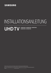 Samsung HG50RU750E Installationsanleitung