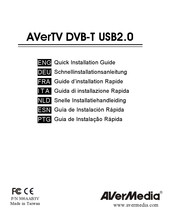 Avermedia AVerTV DVB-T USB 2.0 Schnellinstallationsanleitung