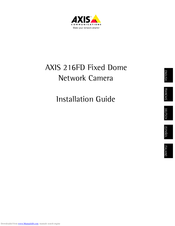 Axis 216FD series Installationsanleitung
