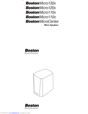 Boston Micro 130x Bedienungsanleitung