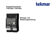 Tekmar 1703-GSG Montage- Und Bedienungsanleitung