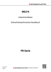Mitsubishi Electric MELFA FR-Serie Sicherheitstechnisches Handbuch