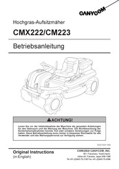 CanyCom CM223 Betriebsanleitung