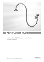 KROHNE POWERFLEX 2200 serie Handbuch